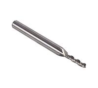 Fresa CNC 3 Mm a 3 Taglienti in HSS e Alluminio, Punta CNC Estesa, Incisiva, Resistente e Duratura, con Materiale di Alta qualità, Uso Robusto per il Taglio e le Scanalature