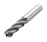 Fresa con terminale a spilare, codolo dritto a 4 taglienti HSS, 1,27 x 1,27 cm