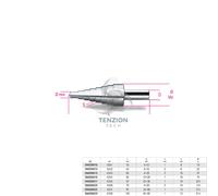 Fresa Conica A Gradino HSS - Beta 425