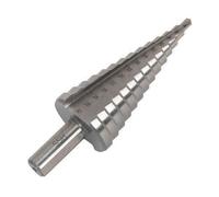 FRESA CONICA A SCALINO GRADINO PUNTA PER TRAPANO SPIRALE DA 4 A 30 mm GRADUALE