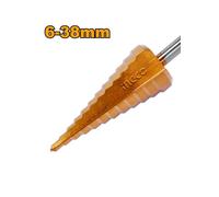 Fresa Conica per Trapano INGCO Punta a Gradini Allargafori Spriale da 6 a 38 mm