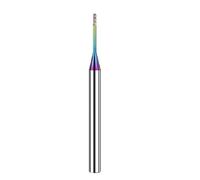 Fresa Di Estremità Carburo HRC60, Tungsteno 3 Flauti, Router Cnc, Fragole Flauto Lungo,Sette Colori Per DLC(D1.0-L15.0-H04)