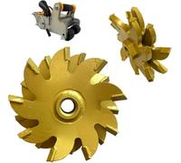 Fresa di ricambio per scanalatrice tracciatrice scanalatore per muro pareti lama ricambio 80x35 mm