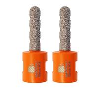 Fresa Diamantata 10mm - BRSCHNITT foretto diamantato Punte Allargare e Sagomare Fori per Allargare Fori in Piastrelle Porcellana Marmo Ceramica Granito(2 pezzi).