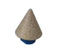 Fresa diamantata allarga fori conica Avangard AF03501 con attacco M14 per smerigliatrice per allargare e rifinire fori su gres,marmo e granito