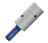 Fresa diamantata da 20 mm, punta diamantata, con adattatore HEX, fresa diamantata, ingranaggio, fori esistenti per porcellana, marmo, ceramica, granito