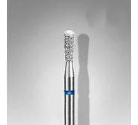 Fresa diamantata "fiammifero" FA120B023/5, diametro 2,3 mm, grana media (blu)