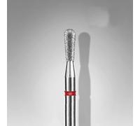 Fresa diamantata "fiammifero" FA120R023/5, diametro 2,3 mm, grana fine (rossa)