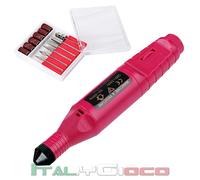Fresa Drill Elettrico Manicure Pedicure Nail Mani Piedi Unghie 20000 Giri RPM