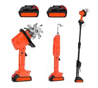 Fresa Elettrica Da Giardino A Batteria,Coltivatore A Batteria 21v, Rotavatore Elettrico Da Giardino,Larghezza Di Lavorazione Di 10 Cm, Profondità Di Lavoro Di 10 Cm,Per Campo Di Ortaggi,Serra