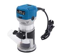 Fresa elettrica per tagliare i bordi, fresatrice per legno, fresatrice per legno, fresa a mano singola, fresatrice multifunzione 2000 W, per pannelli truciolari, pannelli MDF, legno duro e legno