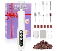 Fresa elettrica Per Unghie - Lima elettrica per unghie, Pedicure Elettrico Professionale Piedi 20000U/Min 10 Gear senza fili elettrico per accorciare, limare, modellare e curare unghie e cuticole