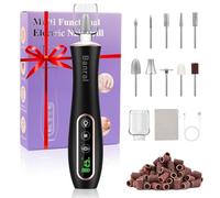 Fresa elettrica Per Unghie - Lima elettrica per unghie, Pedicure Elettrico Professionale Piedi 20000U/Min 10 Gear senza fili elettrico per accorciare, limare, modellare e curare unghie e cuticole