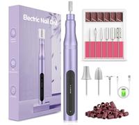Fresa elettrica per unghie senza fili - 11 in 1 lima elettrica professionale per unghie in gel, Nail Drill a 5 velocità, set per manicure pedicure per unghie in gel, unghie naturali, unghie acriliche