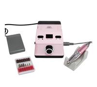 Fresa elettrica per unghie ZS-718, Global Fashion, 80 W, 50000 giri/min, lima elettrica per unghie in gel, set per pedicure elettrico, Frezarka do Paznokci (rosa)