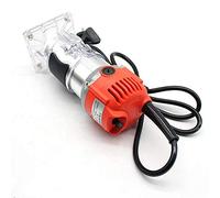 Fresa elettrica verticale da 800 W, 1/4", router in legno, 220 V, fresa palmare portatile per la lavorazione del legno (26 x 15,5 x 13,5 cm)
