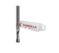 Fresa Elicoidale positiva Z2 HWM GodzillaBits Premium per scanalatura e rifilatura per elettrofresatrice e CNC - Made In Italy - Diametro 10 mm, Altezza di Taglio 42mm, Attacco 10mm (la più venduta)
