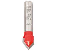 Bosch Fresa per scanalature a V Expert for Wood, con gambo da 8mm D 12,7mm L10mm G 44,5mm 90°. Quantità:1