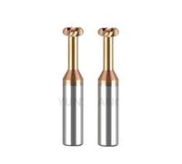 Fresa for scanalatura a T Frese for scanalatura a T Fresa for raggio angolo T tipo R0.5/0.75/1/2/3 for lavorazione di scanalature in alluminio Utensile in metallo duro D3-D20(D8xR1x2Hx60L)