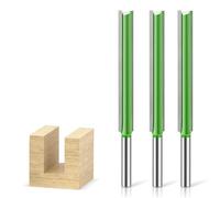 Fresa for scanalatura con gambo da 1/4" e 6 mm, 1 pezzo(6X9.52X76mm)