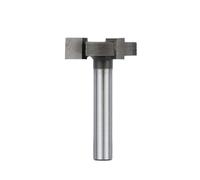 Fresa for scanalature a bordo dritto, punte for fresatura a T, gambo da 6 mm, punta for spianatura di lastre di legno, punta for fresatura in tungsteno(6mm shank)