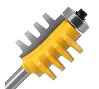 Fresa for tenone conica da 6/8/12 mm, gambo da 1/4" e 1/2", fresa for legno multi-dente(12mm)