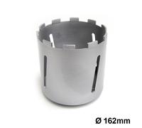 Fresa foretto al diamante per carotatrice Ø 162 mm - lunghezza 160mm