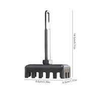 Fresa fori quadrati scatola Presa for scatola di linea tipo 86, perforatrice, martello elettrico rapido, utensili for ferramenta, taglierina quadrata, installazione manuale(Silver)