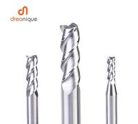 Fresa Fresa a 3 lame Lavorazione CNC Punta per percorso a spirale Utensile in lega di acciaio al carburo Fresa per la lavorazione del legno in alluminio superiore