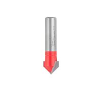 fresa freud per scanalatura a V in metallo duro integrale D15.9 S12 90° small red
