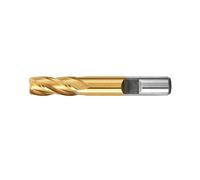 Fresa frontale a 4 taglienti HSS TIN FERVI F006/10 diametro 10 mm