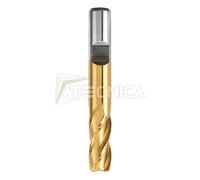 Fresa frontale per finitura 4 taglienti HSS TiN Fervi F006 da 3-20 mm
