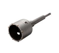 FRESA MURO CAROTATRICE A TAZZA 60MM BARRA SDS PLUS 35CM PROLUNGA PUNTE TRAPANO