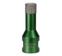 Fresa per fori filettata industriale M14 con rivestimento diamantato per taglio rapido e pulito su vetro e superfici ceramiche, taglierina diamantata professionale per pietra