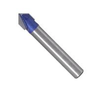 Fresa per fresa a V, 1 pezzo da 6 mm ShankProfes a 90 gradi da 1/4″5/16″3/8″1/2″ per incisione CNC fresa in carburo per trapano per legno (6 mm x 7,96 mm)