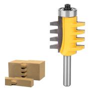 Fresa per giunti reversibili per colla a Fresa per giunti con gambo da 1/2 pollice Macchina per incidere con punta in carburo Fresa per la lavorazione del legno per porte fai da