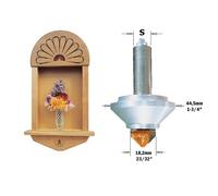 FRESA PER INTAGLI 3D COMPRESA DI GUIDA CONICA - CMT - RCS-BIT8