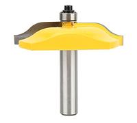 Fresa per Legno con Attacco da 1 / 2 Pollici, Profilatrice per Pannelli con Intaglio Rialzato, Diametro Taglio 3 Pollici - Carburo Cementato Duro, Rivestimento Termico Antiaderen