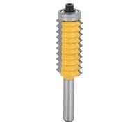 Fresa per Legno, Punte per Fresa per Corrimano con Gambo, Set di Frese per Modanatura Corrimano per Legno Massello MDF, Telaio di Porta in Legno, (Coltello per mortasa e tenone