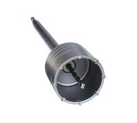 FRESA PER MURO CAROTATRICE TAZZA 100 MM BARRA ASTA SDS PLUS 35 CM PUNTE TRAPANO