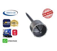 FRESA PER MURO CAROTATRICE TAZZA 120 MM BARRA ASTA SDS PLUS 35 CM TRAPANO