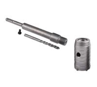 FRESA PER MURO CAROTATRICE TAZZA 40 MM BARRA ASTA 35 CM DA TRAPANO SDS PLUS