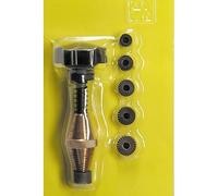 FRESA PER RETTIFICA SEDI RUBINETTI GOCCIOLANTI + FRESE 24 TAGLI DA 10-16mm