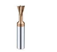 Fresa per scanalature a T Fresa a di rondine in metallo duro Utensile CNC Utensile for lavorazione di acciaio al tungsteno for fresa a candela in metallo 1-20(4mm,2055 Coated,60 degree)