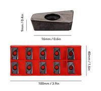 Fresa per spianare con inserto in metallo duro Utensile per tornitura CNC HRC52 Fresatrice per materiali di lavorazione dell'acciaio con durezza