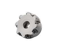 Fresa Per Spianatura A 45 Gradi Disco Da 160 Mm CNC TOOL Testa Per Fresa Ad Avanzamento Rapido Con Inserto Bifacciale SNMU SNMX SNGX1205(A FMA45R-160-40-10T)