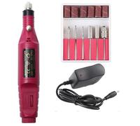 Fresa per Unghie,Fresa per Unghie Professionale 1 set Professional Electric Nail Drill Machine Macchina Manicure Pedicure Set Set di perforazione in ceramica Unghie Nail Drill Attrezzature Strumenti (