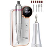 Fresa per unghie manicure pedicure con stazione MalTec 50W 3600mAh set bit fr...