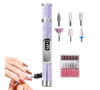 Fresa per unghie senza fili - Strumento per lucidatura e pedicure in gel compatto - Per tagliare e modellare le unghie, cuticole spesse, manicure per la casa, il salone