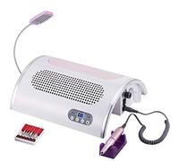 Fresa Professionale per Collettore di Polveri per Unghie con Trapano per Unghie, Aspiratore per Unghie 54W, Essiccatore per unghie, Lima per Unghie Elettrica 25000 Giri/Min per Manicure/Pedicure,